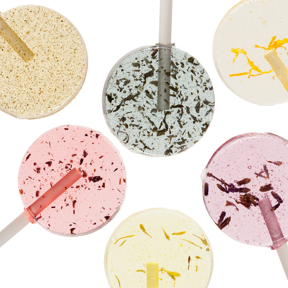 Seed-Bearing Lollipop Organic Lollipop Party Bundle Lavender Lemongrass Peach Marigold Vanilla Hibiscus Lemon Thyme Rosemary Mint Sage Marshmallow.jpg